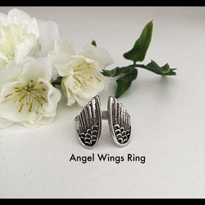 Angel Wings Ring. Silver Angel Wings.  Remember your ANGEL is always with you